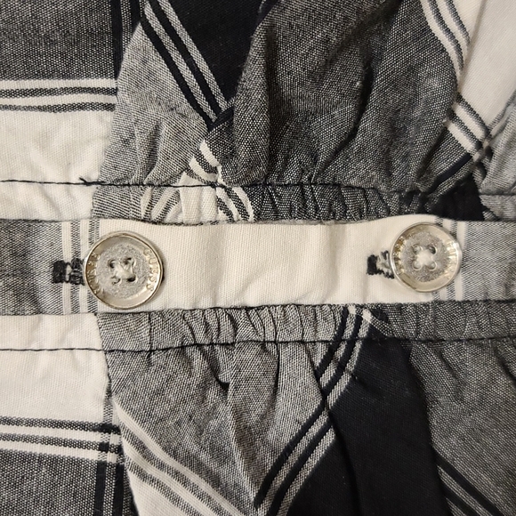 Guess Cotton Black and White Plaid Knee Dress ( Sz M/P) - Picture 3 of 9